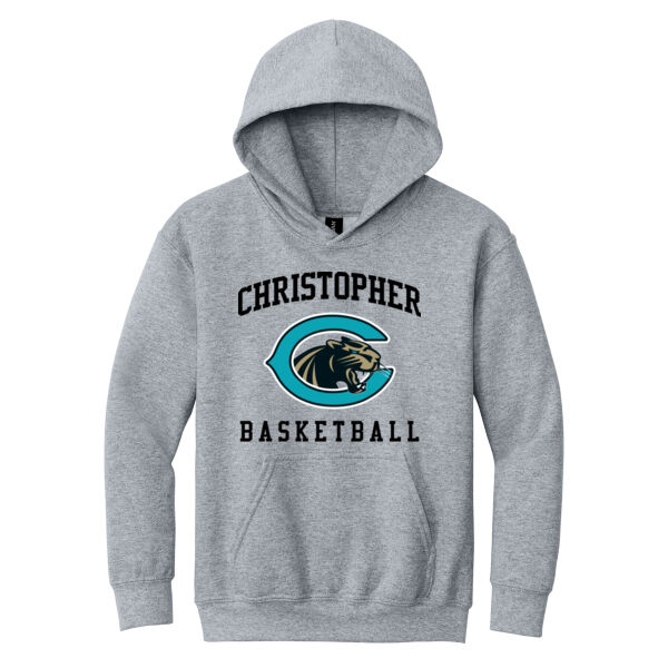 Christopher Boys Basketball Youth Heavy Blend Hooded Sweatshirt Thumbnail